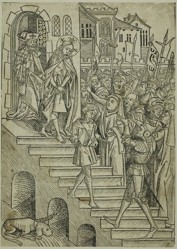 Christ Presented to the People, page 73 from the Treasury (Schatzbehalter)