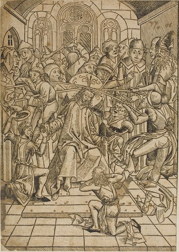 Christ Crowned with Thorns, page 72 from the Treasury (Schatzbehalter)