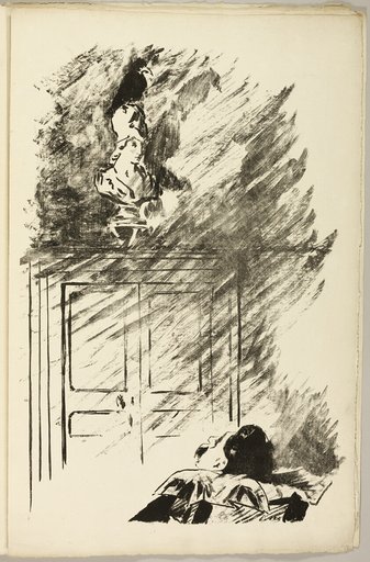 The Raven on the Bust of Pallas ("Perched upon a bust of Pallas..."), from The Raven (Le Corbeau)