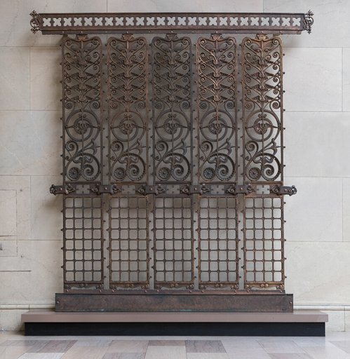 Elevator Grille from the Manhattan Building, Chicago, Illinois