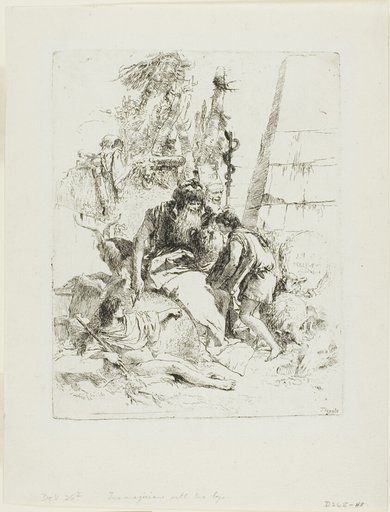 Two Magicians with Two Boys, from Scherzi