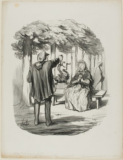 "Is this your dog here?," plate 20 from Tout Ce Qu'on Voudra