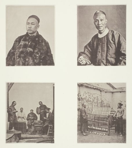 A Cantonese Gentleman; A Cantonese Gentleman; Schroffing Dollars; Reeling Silk