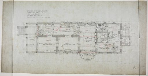 David Lewinsohn House, Chicago, Illinois, First Floor Plan