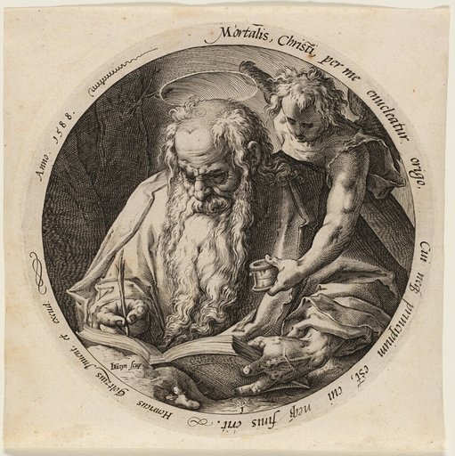 Saint Matthew, plate one from The Four Evangelists