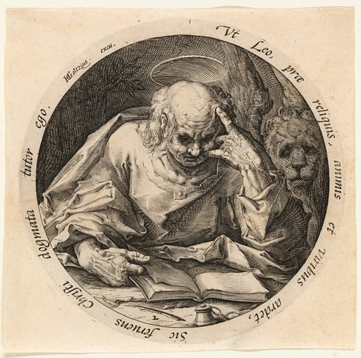 Saint Mark, plate two from The Four Evangelists