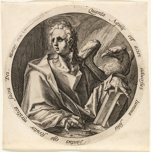 Saint John, plate four from The Four Evangelists