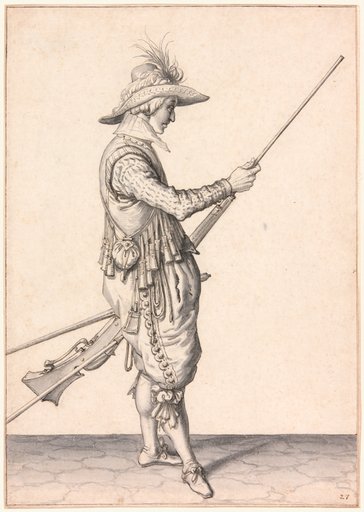 A Soldier Loading a Musket, "Ramme in Your Pouder"