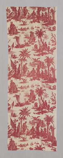 L'Hommage de l'Amérique á la France (America's Tribute to France) (Furnishing Fabric)