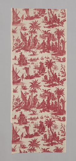 L'Hommage de l'Amérique á la France (America's Tribute to France) (Furnishing Fabric)