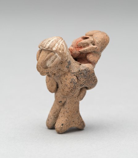 Figurine Depicting a Female Carrying a Child