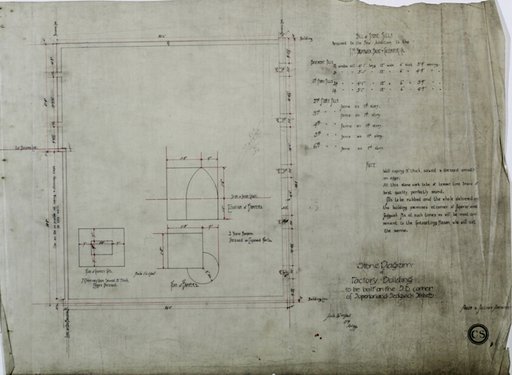 Brunswick Balke Collender Company Factory Building, Chicago, Illinois, Stone Specifications
