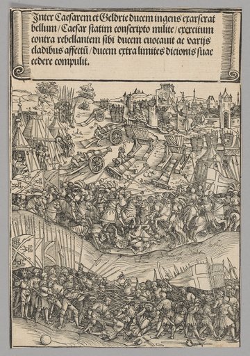 War with Guelders, plate 5 from Historical Scenes from the Life of Emperor Maximilian I from the Triumphal Arch