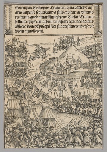 Siege of Utrecht, plate 6 from Historical Scenes from the Life of Emperor Maximilian I from the Triumphal Arch