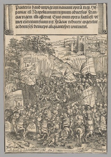 Conquest of Naples, plate 17 from Historical Scenes from the Life of Emperor Maximilian I from the Triumphal Arch