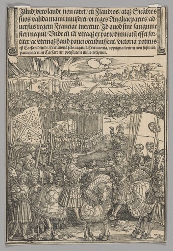 Maximilian and Henry VIII of England, plate 22 from Historical Scenes from the Life of Emperor Maximilian I from the Triumphal Arch