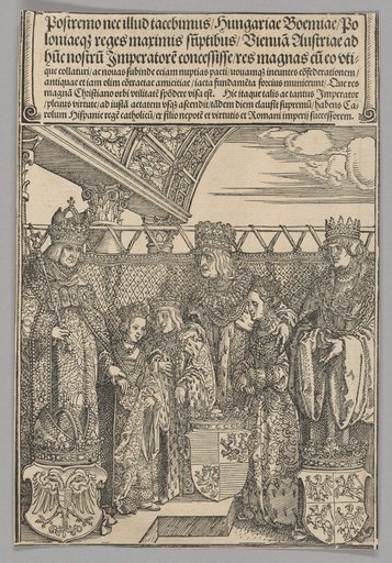 Congress and double Betrothal in Vienna, plate 23 from Historical Scenes from the Life of Emperor Maximilian I from the Triumphal Arch