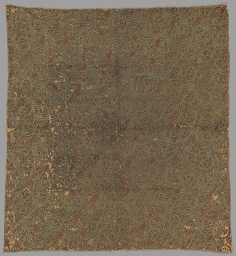 Panel of English Elizabethan Embroidery