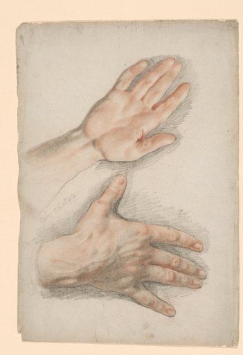 Two Studies of a Right Hand