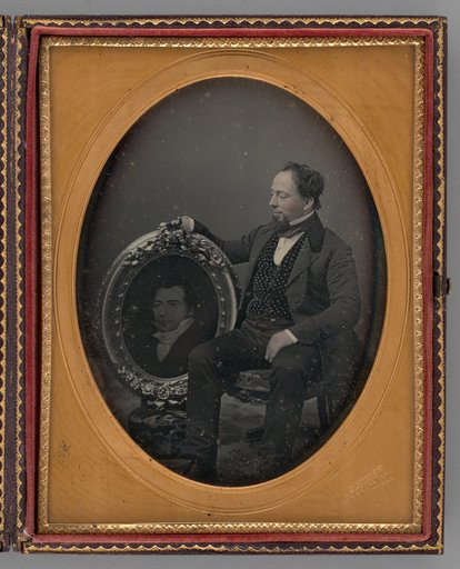 Untitled (Portrait of Man with Painting)