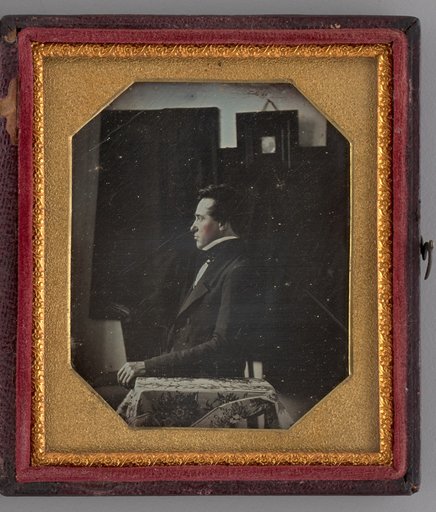 Untitled (Portrait of a Seated Man in Profile)
