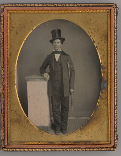 Untitled (Portrait of a Standing Man with a Top Hat)
