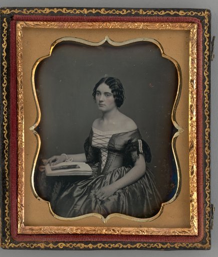 Untitled (Portrait of Seated Woman with Book)