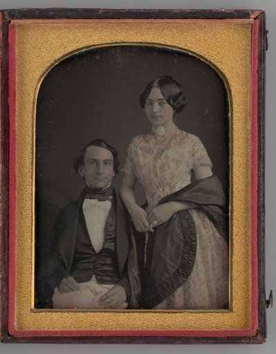 Untitled (Portrait of a Standing Woman and a Seated Man)