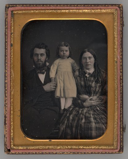 Untitled (Portrait of a Man, Woman and Girl)