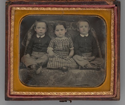Untitled (Portrait of a Girl and Two Boys)