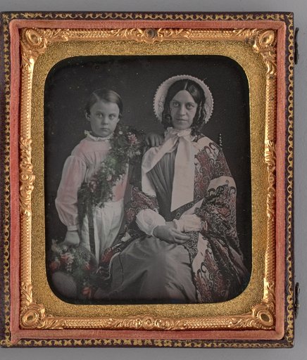 Untitled (Portrait of a Woman and a Boy)