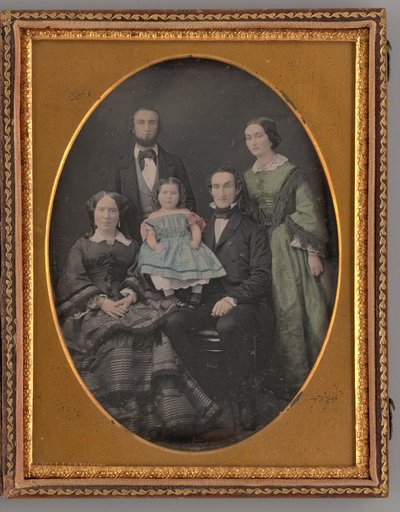 Untitled (Portrait of Two Women, Two Men, and One Girl)