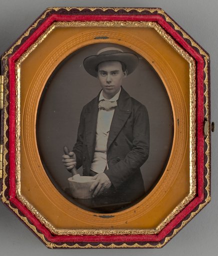 Untitled (Portrait of a Boy Holding a Mortar)