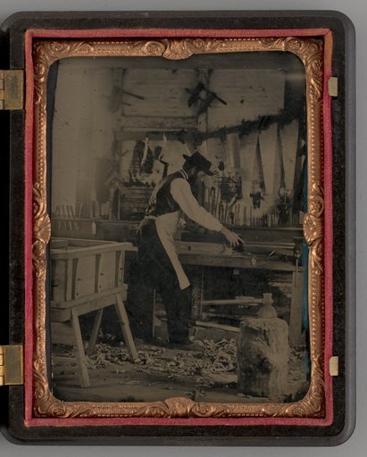 Untitled (Carpenter in his Workshop)