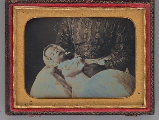 Untitled (Portrait of a Sleeping Baby in a Woman's Lap)