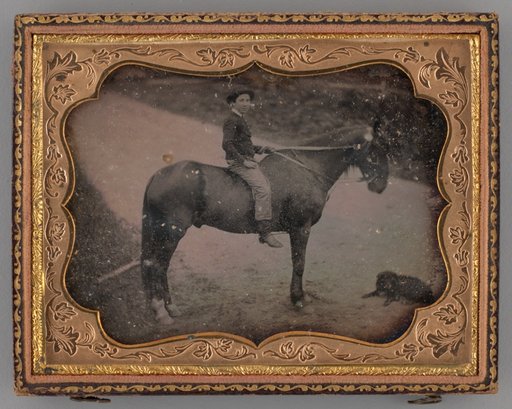 Untitled (Portrait of a Boy on a Horse)