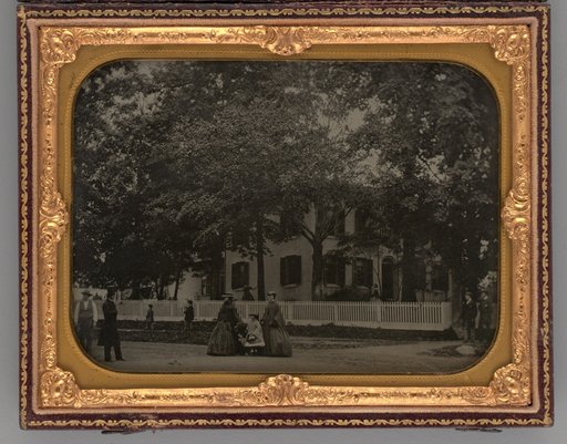Untitled (People in front of a Building)