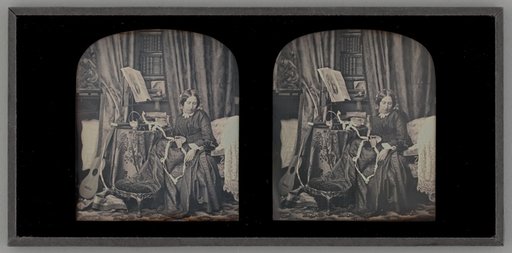 Untitled (Portrait of a Woman Sewing)