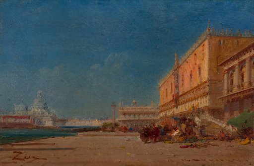 Venice from the Riva looking toward the Piazzale San Marco