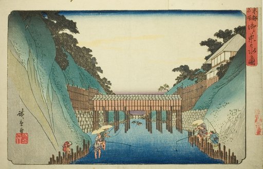View of Ochanomizu (Ochanomizu no zu), from the series "Famous Places in the Eastern Capital (Toto meisho)"