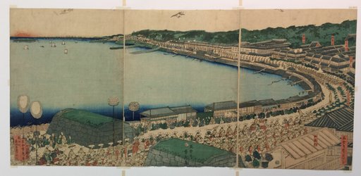 Daimyo's Processions Passing along the Tokaido