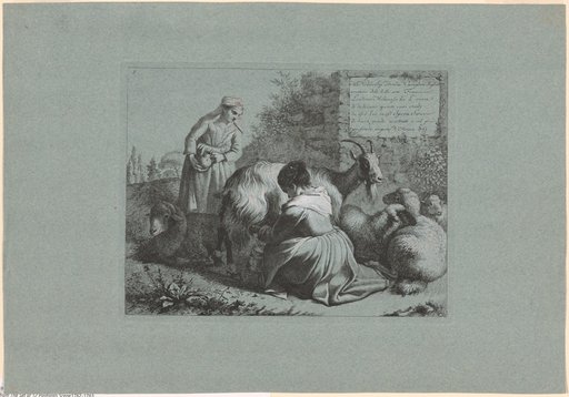 Plate 1, from The Set of 12 Pastorals Scenes