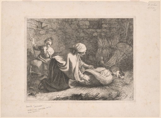 Plate 12, from The Set of 12 Pastorals Scenes