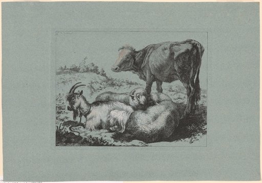 Plate 6, from The Set of 12 Pastorals Scenes