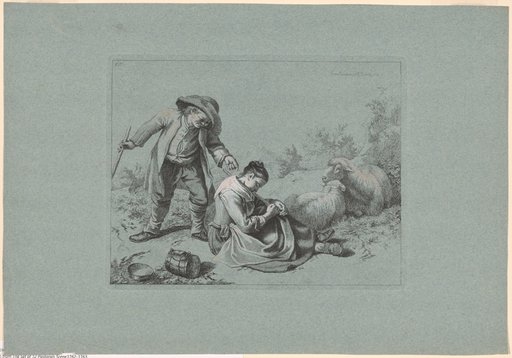 Plate 10, from The Set of 12 Pastorals Scenes