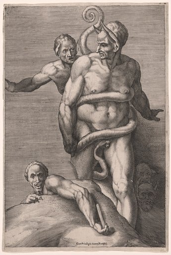 Minos and Demons, from the Last Judgment