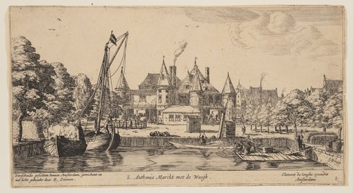 S. Anthonis Marckt met de Waegh, from Views of Amsterdam