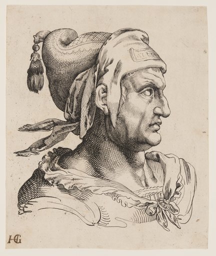 Bust of a Man in Profile