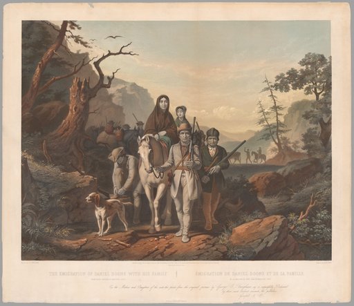 The Emigration of Daniel Boone with His Family
