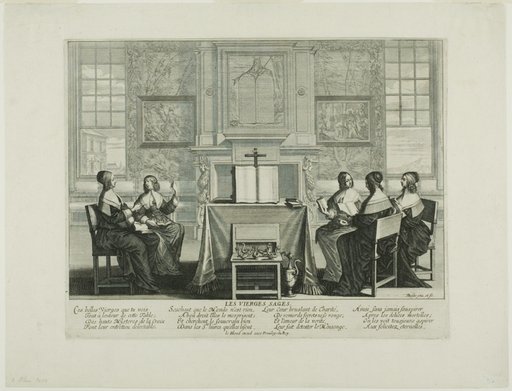 Plate One, from The Wise and Foolish Virgins, plate One
